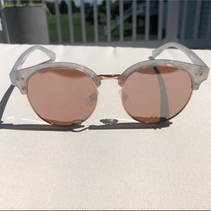 Light Blue and Rose Gold Sunglasses ☀️